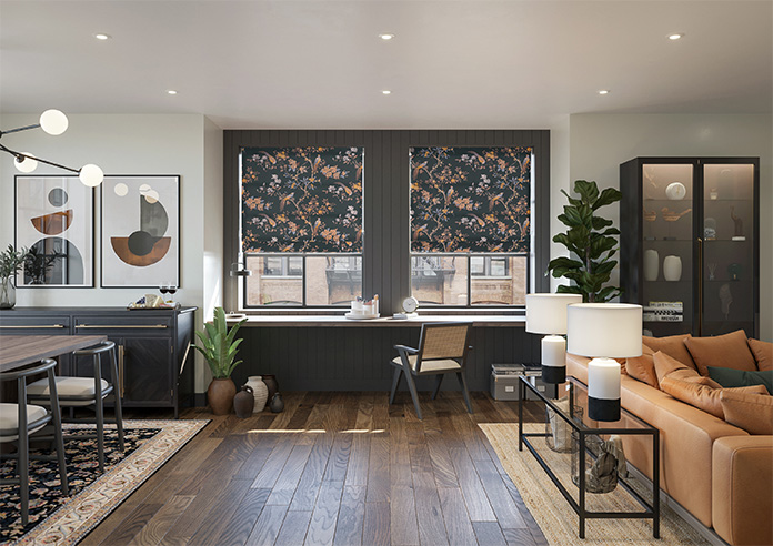 Orientalis, Jet - Roman Blind - Image 8
